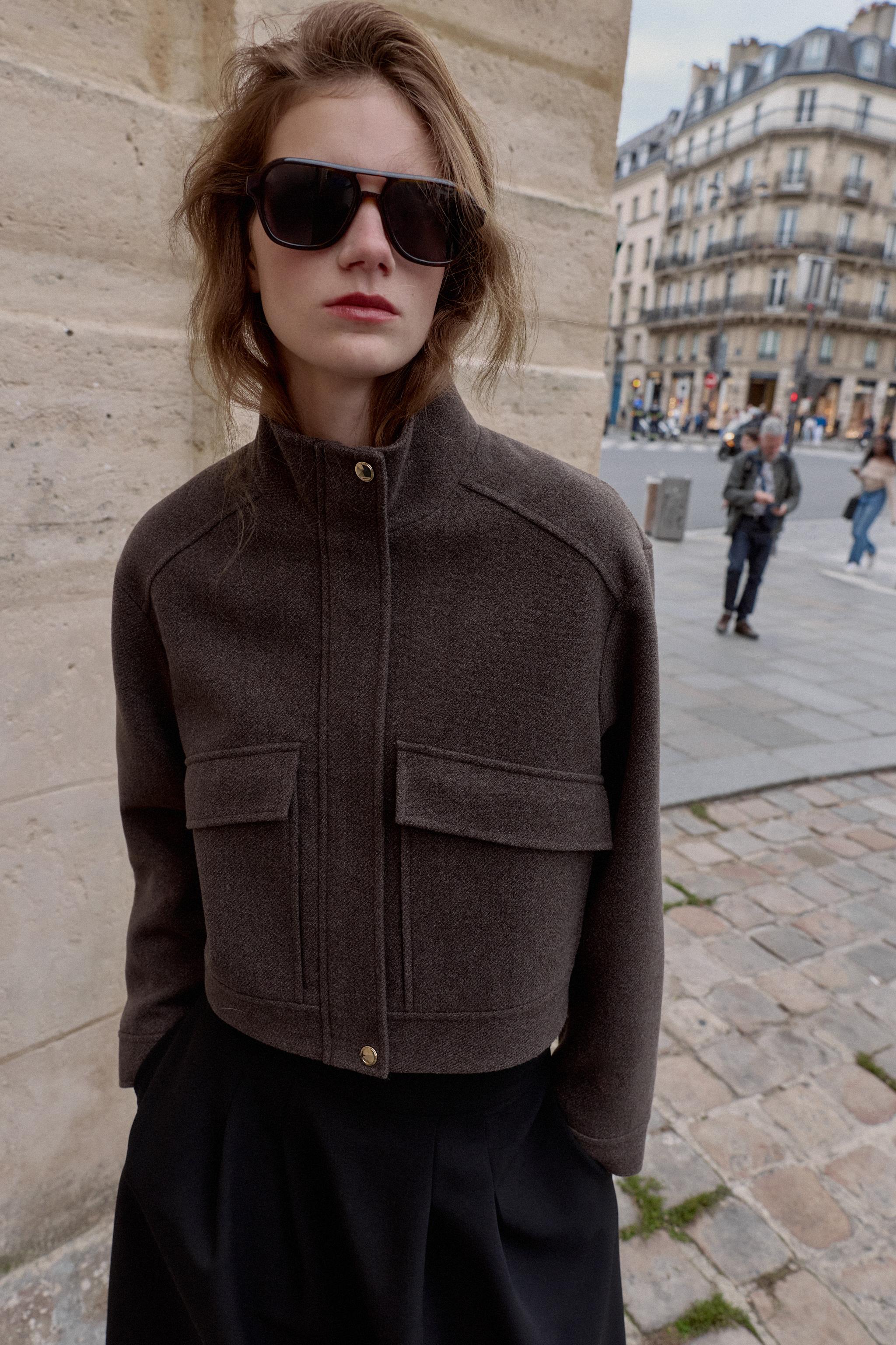 BLOUSON SOFT À COL MONTANT